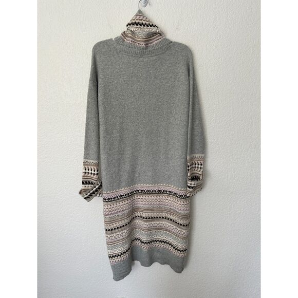 Anthropologie Daily Practice Dress Sweater Detachable Turtleneck Boho NWT Small - Picture 9 of 15